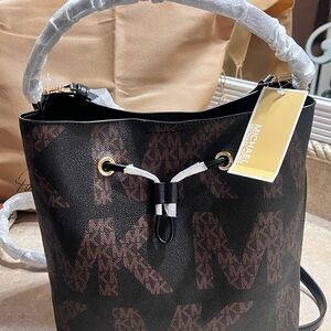 Michael Kors Black and Brown Women's Bag backpack new